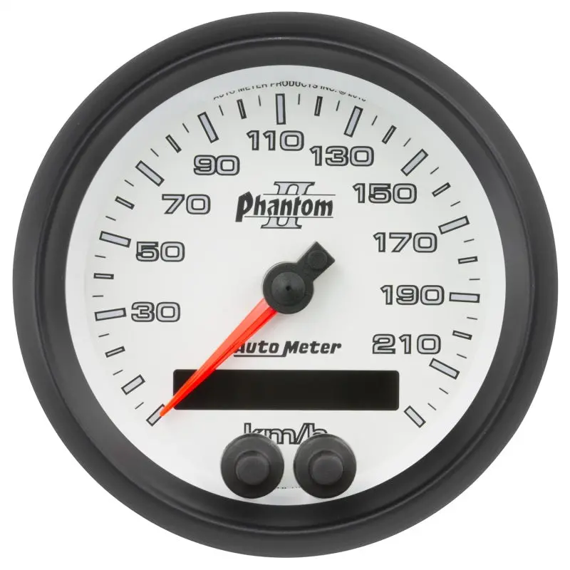 Autometer Phantom Ii Gps Speedometer – 3-3/8 Inch, 0–225 Km/H (Xl Rated) 1