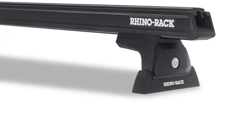 Rhino-Rack Heavy-Duty 54-Inch Black Roof Rack – Dual-Bar System (No Tracks Required) 1