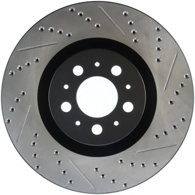 Stoptech Slotted And Drilled Sport Brake Rotors 1