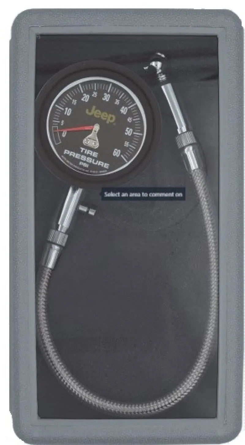 Autometer Analog Tire Pressure Gauge For Jeep – 0–60 Psi 1