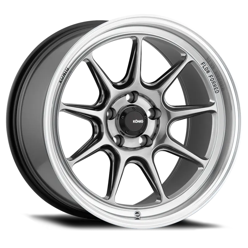 Konig Countergram 18X8.5 Hyper Chrome Machined Lip Wheel – 5X112 Pcd, 43Mm Offset 1