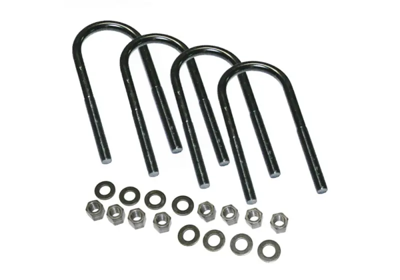 Superlift U-Bolt Kit – 4-Pack, 5/8-Inch Diameter × 3-3/8-Inch Width × 12-Inch Length, Includes Mounting Hardware 1