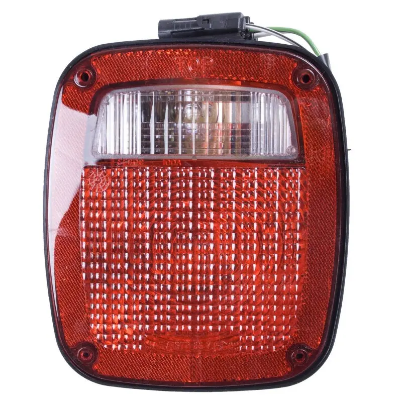 Omix-Ada Black Left-Side Tail Lamp For 1991–1997 Jeep Wrangler Yj & Tj 1
