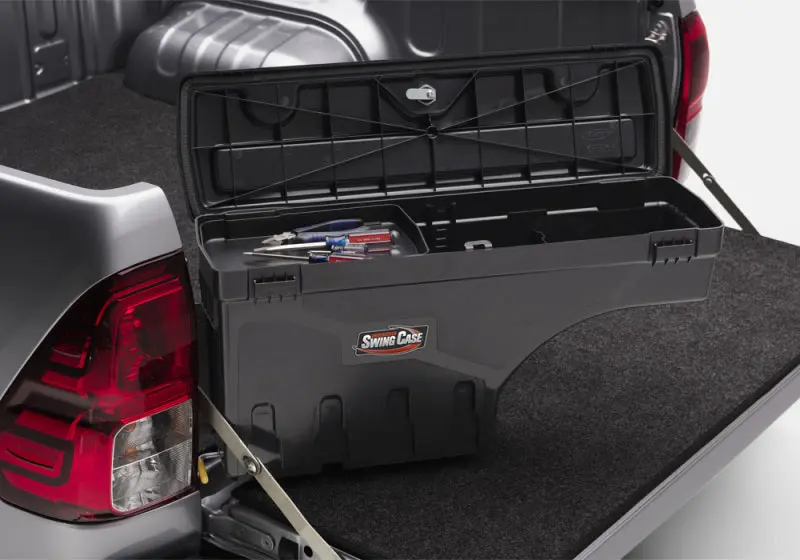 Undercover Swingcase – Driver-Side Cargo Storage Box For 2007–2020 Toyota Tundra (Black Smooth) 1