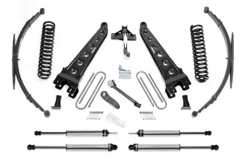 Fabtech 8-Inch Radial Arm Lift System For 2008–2016 Ford F-250/F-350 4Wd With Coilovers, Rear Leaf Springs, And Dual-Adjustable Shocks 1