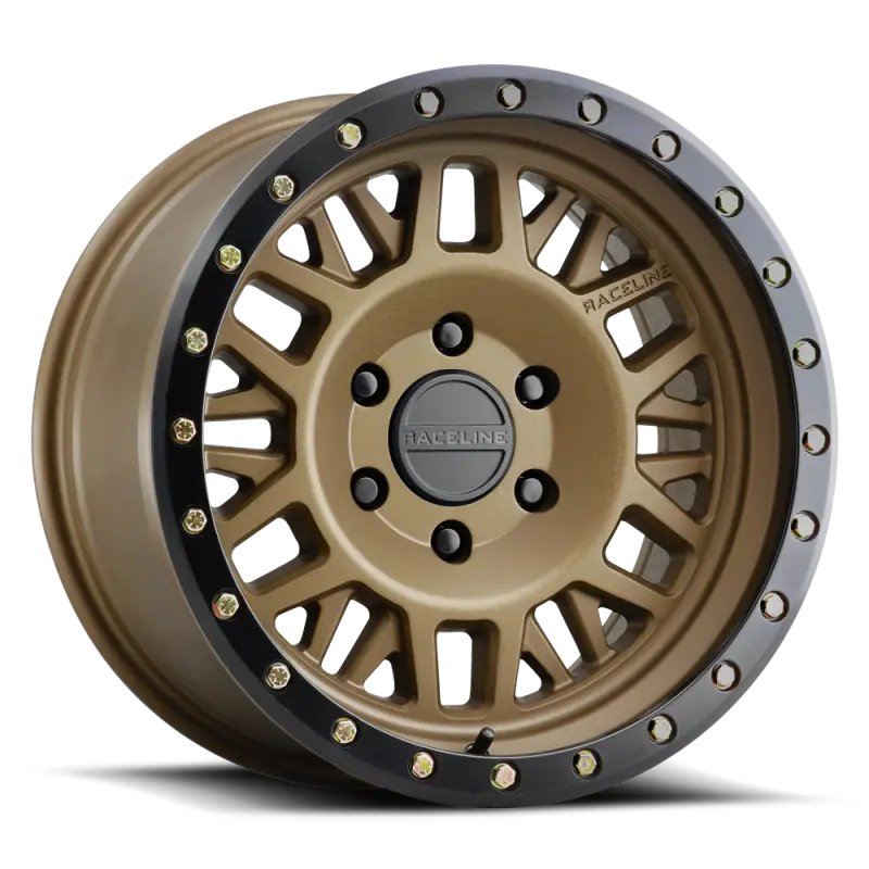 Raceline Ryno 18X9 Bronze Alloy Wheel – 5X139.7 Bolt Pattern, 18Mm Offset, 106.5Mm Center Bore 1