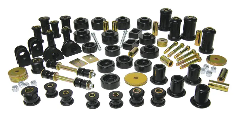 Prothane Total Suspension Bushing Kit For 1997–2003 Ford F-150/F-250Ld 4Wd – Black Polyurethane 1
