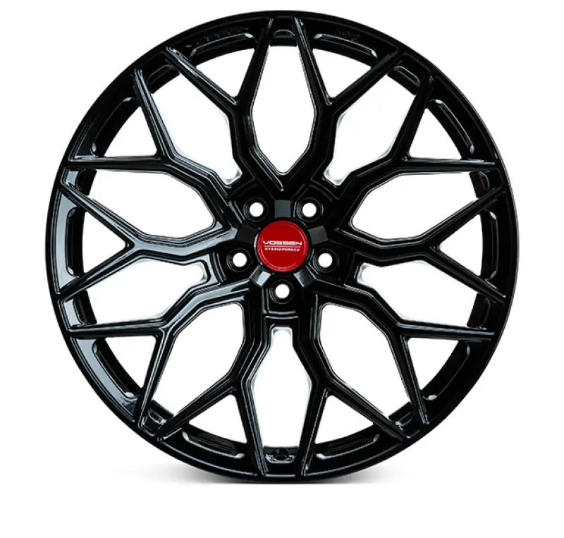 Vossen Hf-2 Forged Wheel – 24X10", 5X130 Bolt Pattern, Et15 Offset, Deep Face, Gloss Black 1
