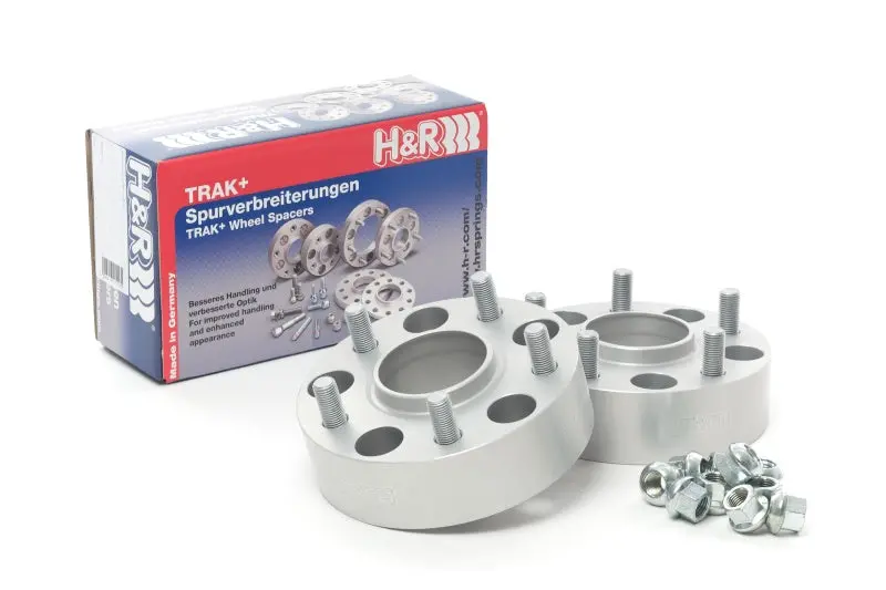 H&R Trak+ 22Mm Wheel Adapters – 5X120 Bolt Pattern, 67Mm Center Bore, M14X1.5 Thread, Black 1
