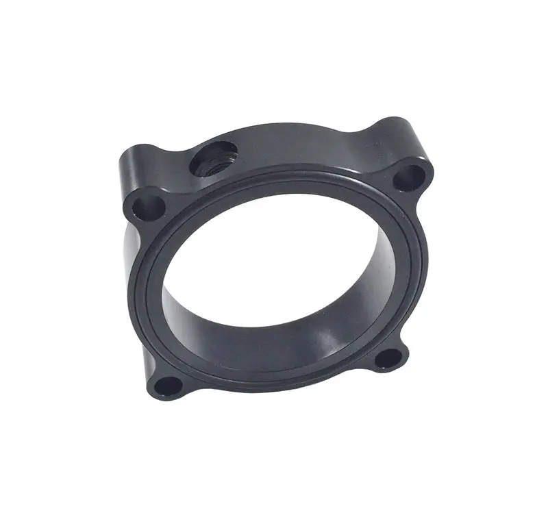 Torque Solution Black Throttle Body Spacer For Audi/Vw 2.0T Fsi And Si Engines 1