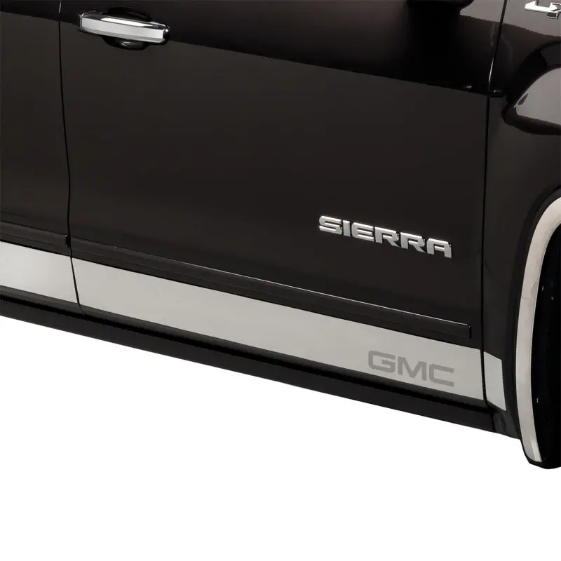 Putco Stainless Steel Rocker Panel Trim – 8-Piece Set For 2015–2019 Gmc Sierra Hd Crew Cab Dually 1