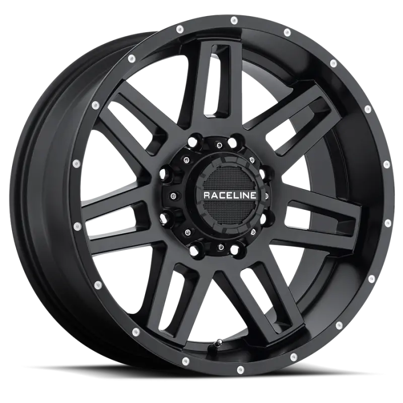 Raceline 931B Satin Black Wheel – 20X9 Inch, 5X114.3/5X127 Bolt Pattern, Zero Offset, 78.1Mm Bore 1