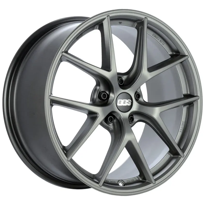 Bbs Ci-R Forged Monoblock Wheel – 20X9, Et45, Satin Platinum Finish 1