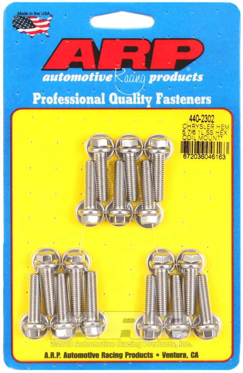 Arp Chrysler Hemi 5.7/6.1L Ss Hex Coil Mount Bolt Kit 1