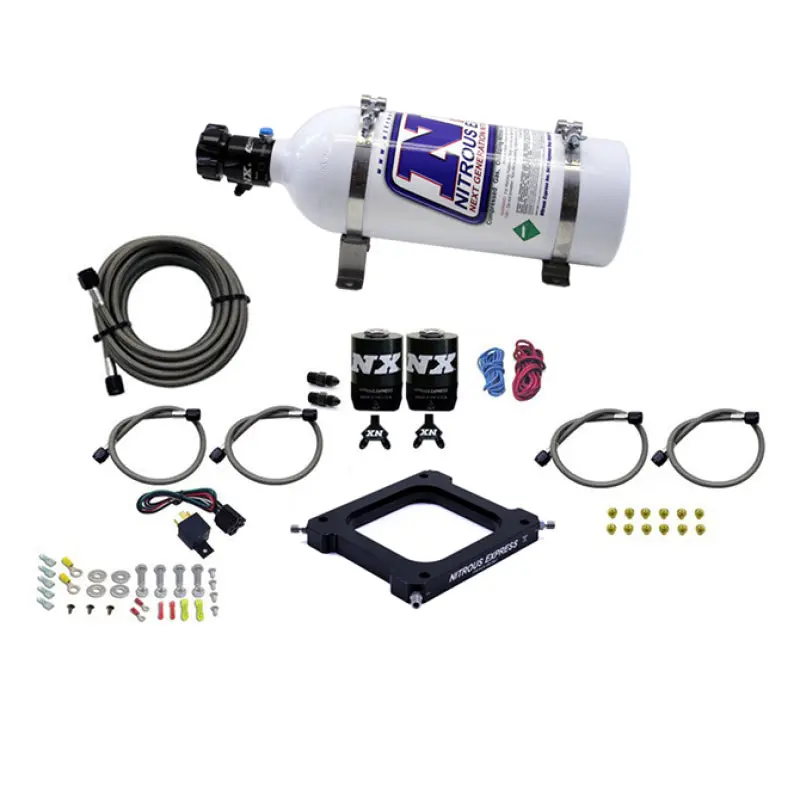 Nitrous Express Assassin Plate Stage 6 Nitrous Oxide System – 50 To 300 Hp With 5-Lb Refillable Bottle 1