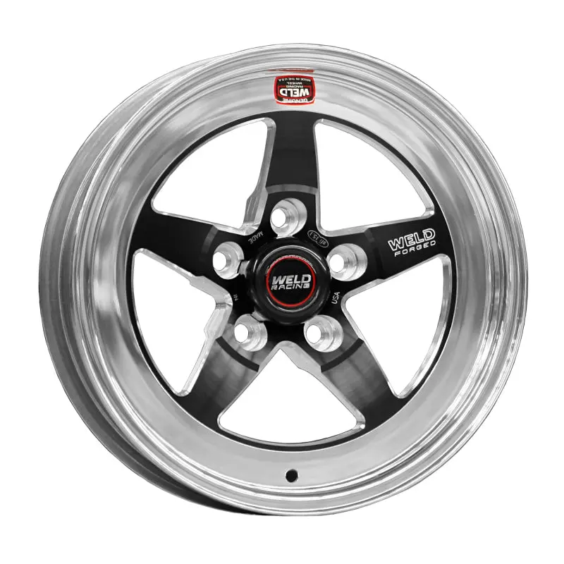 Weld S71 15X6.33 / 5X4.75 Bp / 3.5In. Bs Black Wheel (Low Pad) - Non-Beadlock 1