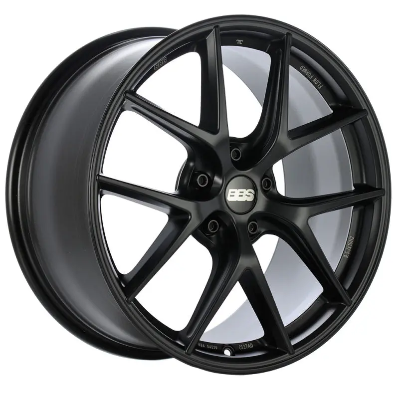 Bbs Ci-R Satin Black Forged Wheel – 19X11 Inches, Et87.5 Offset, Face 1 Design 1