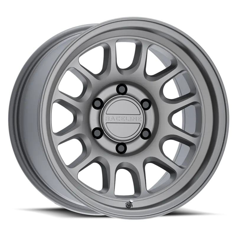 Raceline 958T Rogue 17X8.5In / 8X165.1 Bp / 0Mm Offset / 130.81Mm Bore - Matte Titanium 1