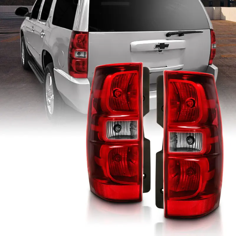 Anzo Oe-Style Red/Clear Taillights For 2007–2014 Chevrolet Tahoe 1