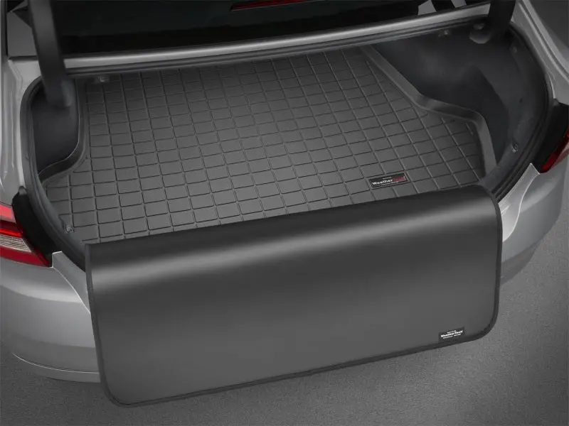 Weathertech Cargo Liners For 2004–2015 Nissan Armada & 2004–2010 Infiniti Qx56 – Grey With Bumper Protector 1