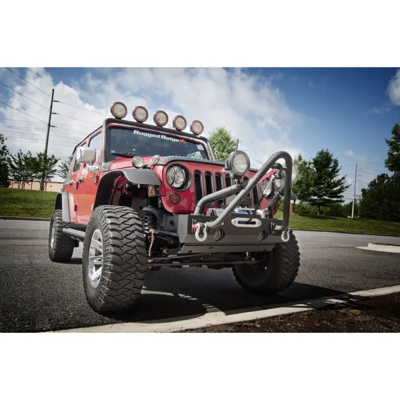 Rugged Ridge All-Terrain Flat Fender Flare Kit – Bolt-On Fitment For 2007–2018 Jeep Wrangler 1