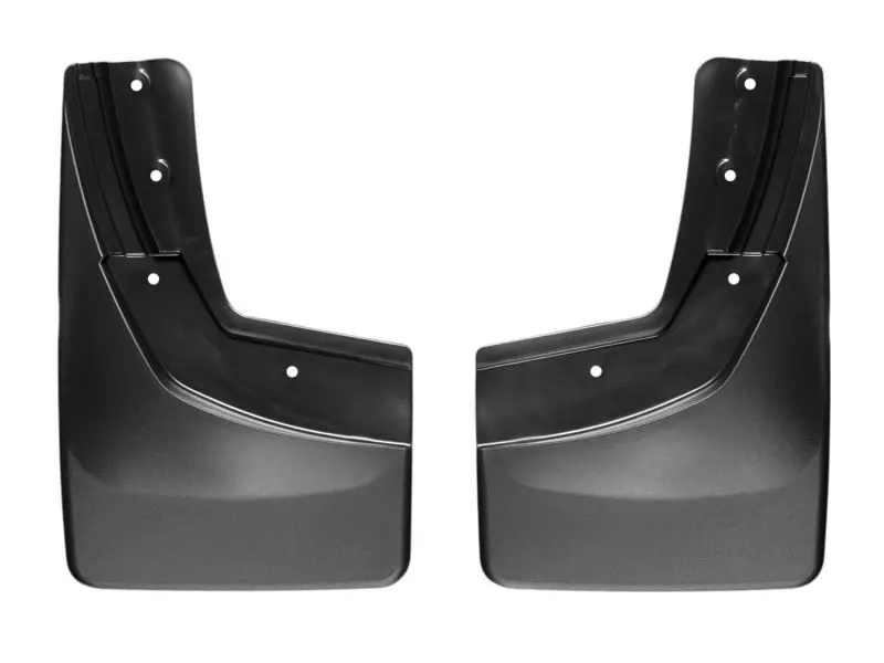 Weathertech No-Drill Mudflaps For 2014+ Chevrolet Silverado – Black 1