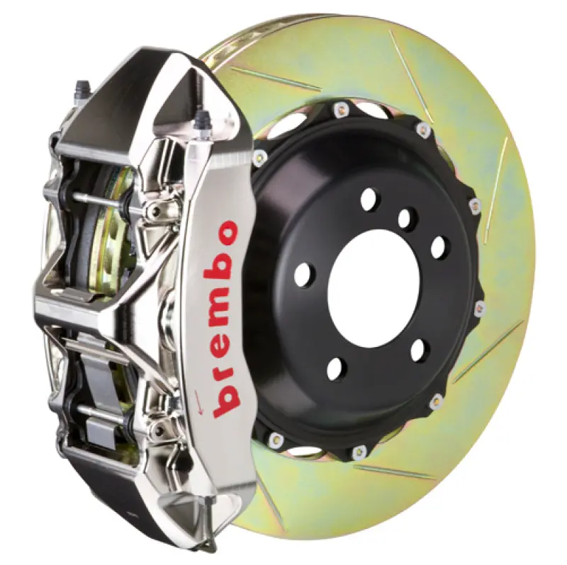 Brembo Gtr Big Brake Kit For Dodge Challenger (2011–2023) – Front, 6-Piston Billet Calipers, 355X32Mm Two-Piece Slotted Rotors With Nickel Plating 1