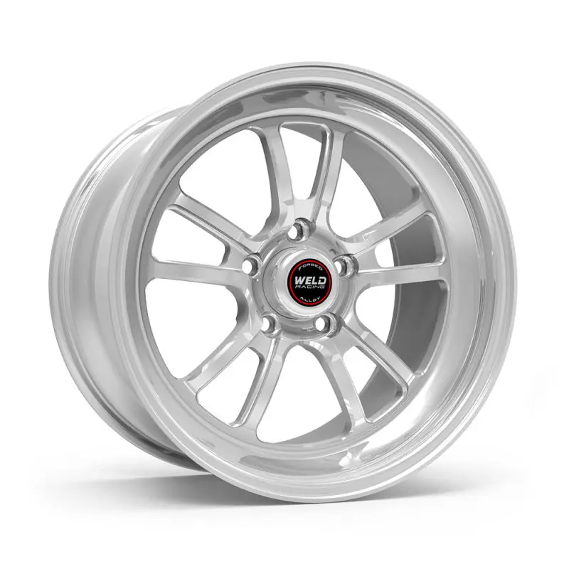 Weld S70 17X9.5 Inch Polished Aluminum Wheel – 5X4.75 Bolt Pattern, 5.8-Inch Backspace, Medium Pad Finish, Non-Beadlock Design 1