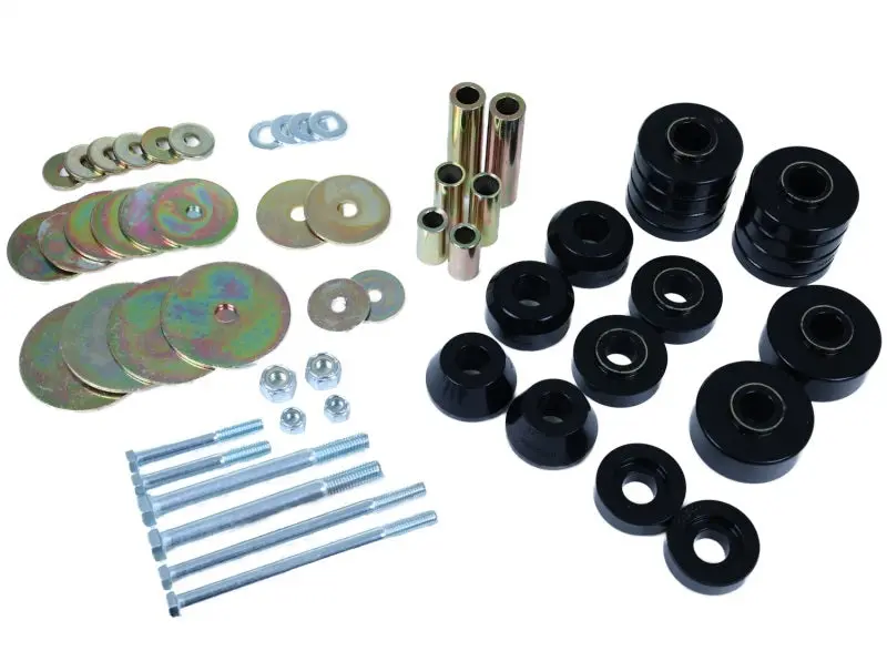 Energy Suspension Body Mount Bushing Kit For 1969–1972 Gmc C1500 Pickup – Black Polyurethane 1