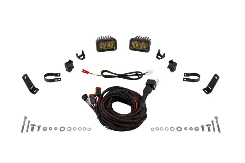 Diode Dynamics Stage Series Ssc2 Roll Bar Chase Light Kit – 1.75" Yellow Led Pair, Sport Configuration 1