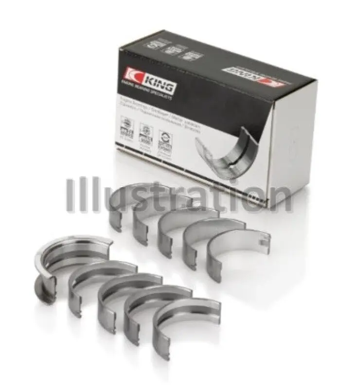 King Engine Bearings Main Bearing Set For Ford 2.0L/2.3L 8V Engines (+0.50Mm Oversize) 1