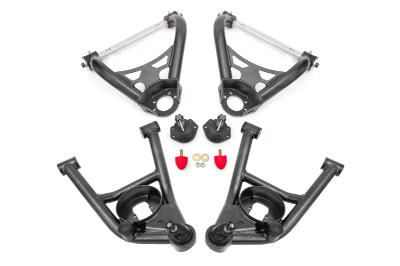 Bmr Non-Adjustable A-Arm Kit For 1964–1972 A-Body Vehicles – Black Hammer Tone Finish 1