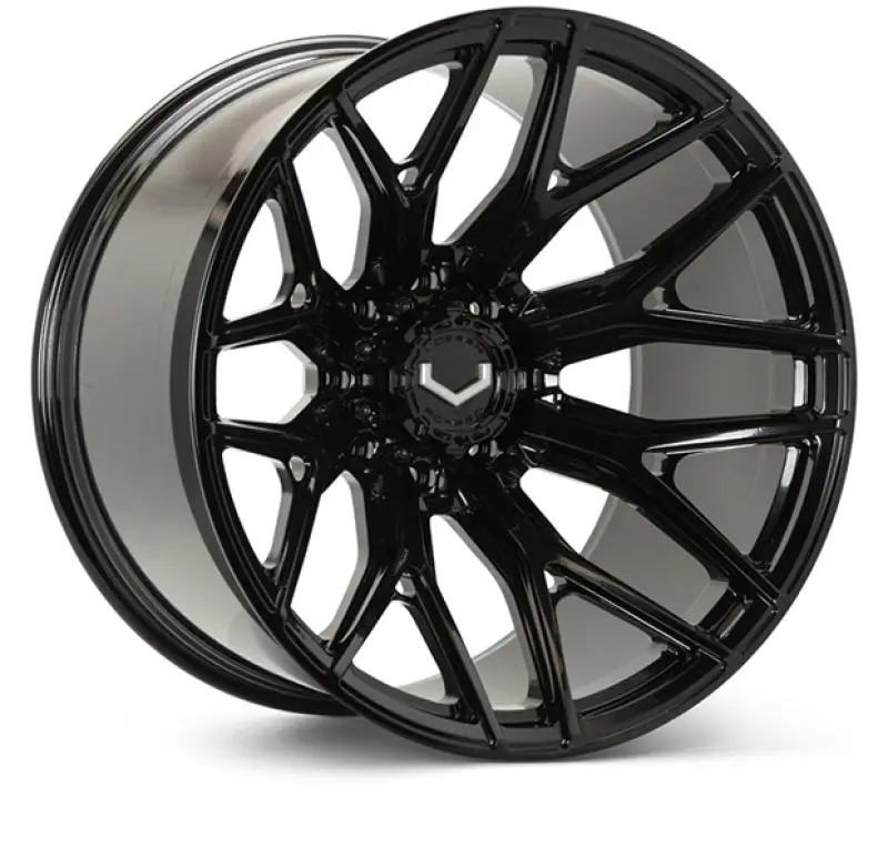 Vossen Vfx-03 22X10 Inch Gloss Black Wheel – 8X165.1, Et18, Super-Deep Profile 1