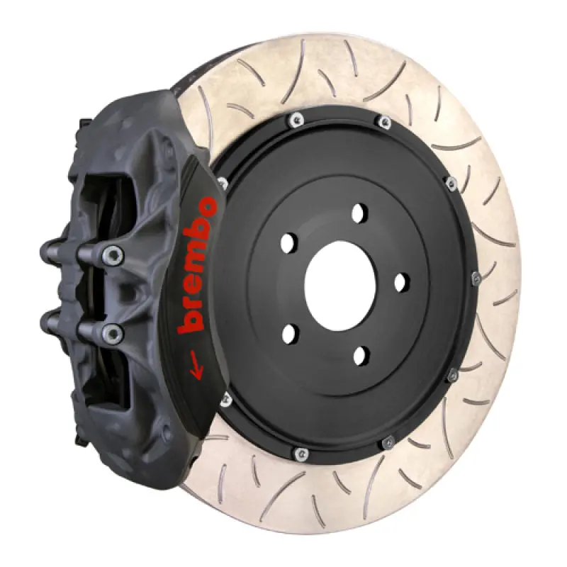 Brembo 14-19 Corvette C7/Z51 Pista Front Race Bbk 6 Pist Forged 2Pc380X35X53A 2Pc Rotor T3-Black Ha 1