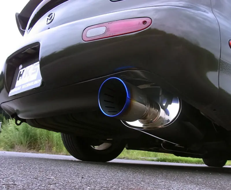 Hks Super Turbo Muffler For Mazda Rx-7 Fd3S With 13B-Rew Rotary Engine 1