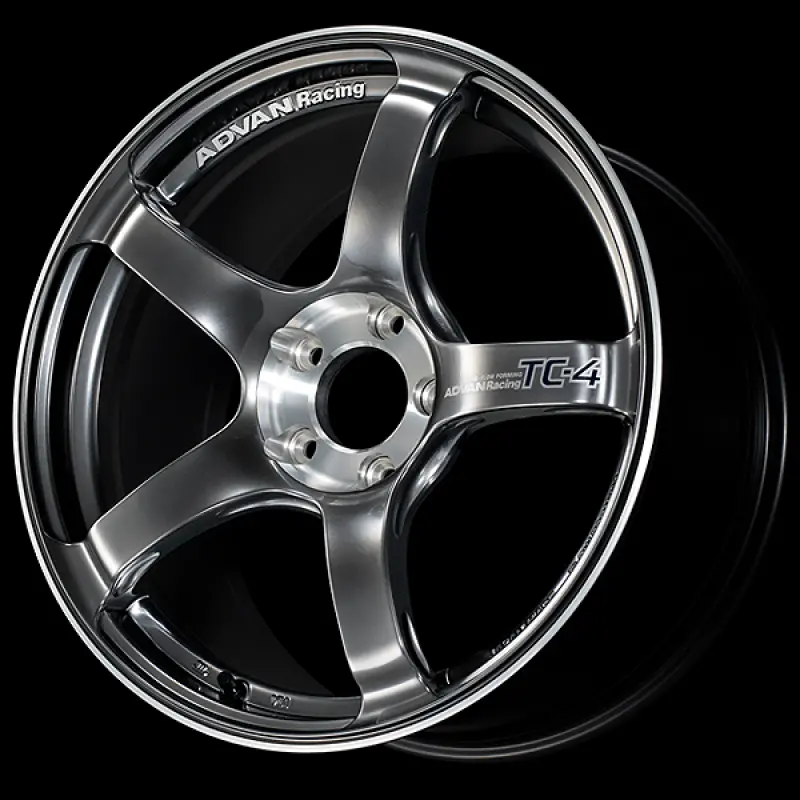Advan Tc-4 Se Forged Alloy Wheel – 17X9.0, +45 Offset, 5X114.3, 73Mm Bore, Racing Black & Diamond Cut 1