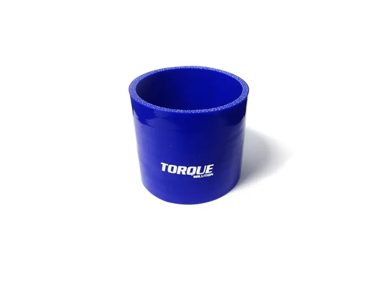 Torque Solution Universal 3.5-Inch Blue Silicone Straight Coupler 1