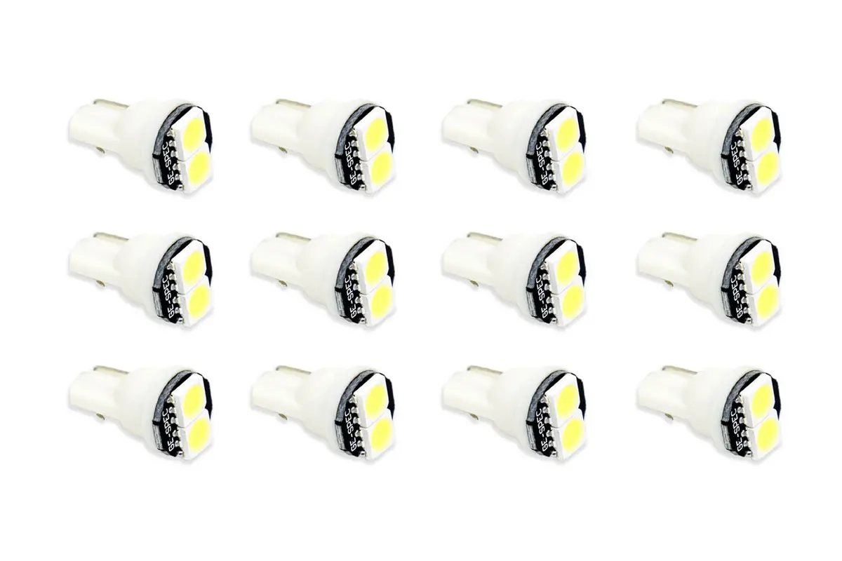 Diode Dynamics Dd0035Tw 194 Led Bulbs – Smd2 Warm White, Pack Of Twelve 1
