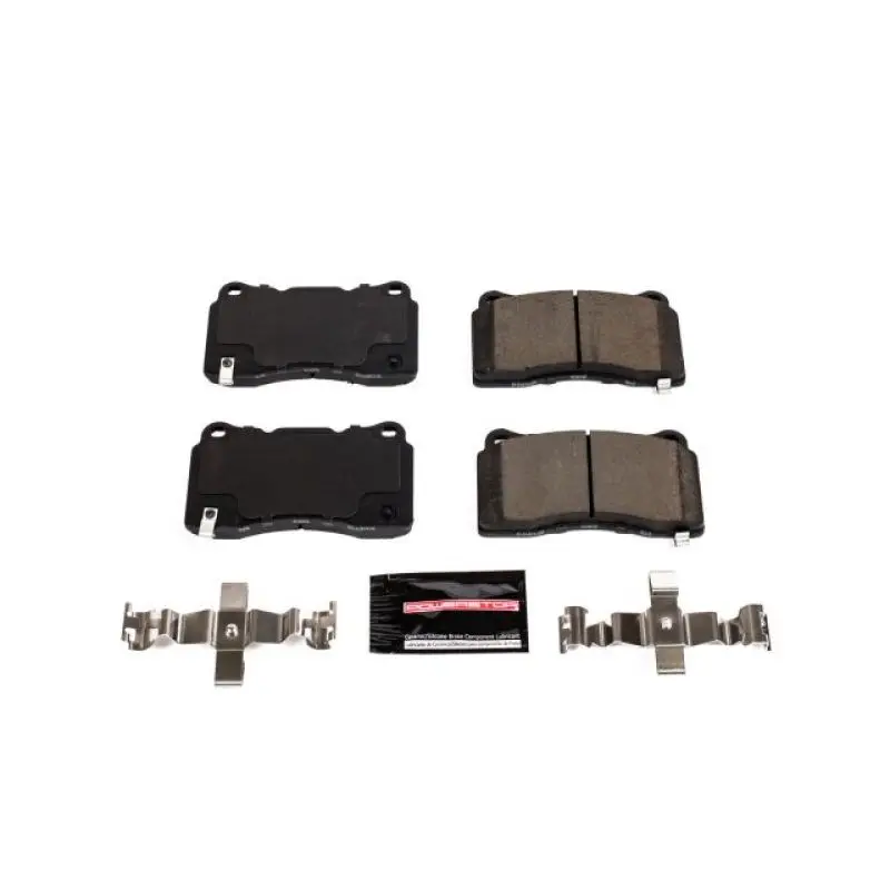 Power Stop Z23 Evolution Sport Brake Pads – Front Set With Hardware For 2019 Buick Regal Sportback 1