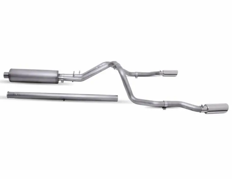 Gibson Extreme Dual Cat-Back Exhaust For 2019–2023 Chevy Silverado & Gmc Sierra 1500 5.3L Crew Cab 1