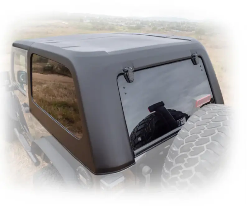 Turn Offroad Two-Piece Fastback Hardtop For 2007–2018 Jeep Jk Wrangler (2-Door) 1