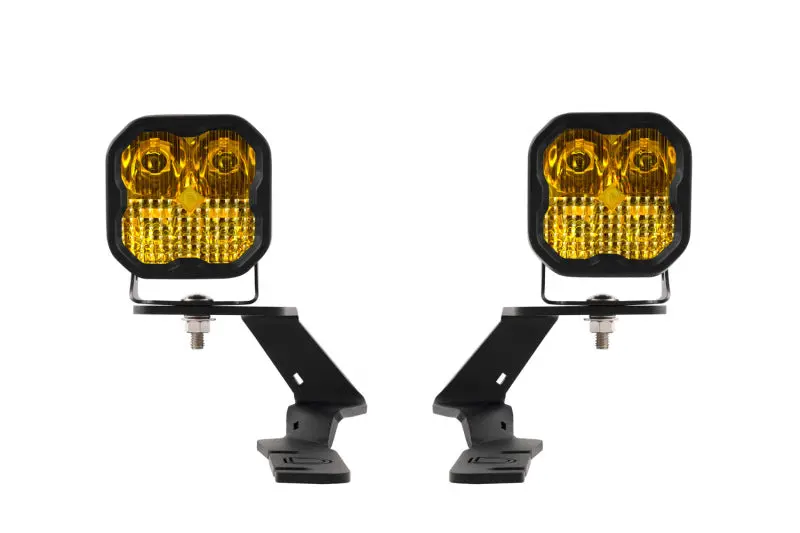 Diode Dynamics Ss3 Led Ditch Light Kit – Yellow Combo Beam For 2019–2021 Ford Ranger Pro 1