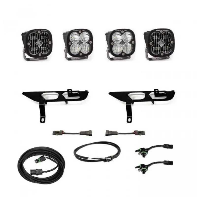 Baja Designs Sae-Compliant Fog Pocket Lighting Kit For 2021+ Ford F-150 – Squadron Pro Dc With Upfitter Switch 1