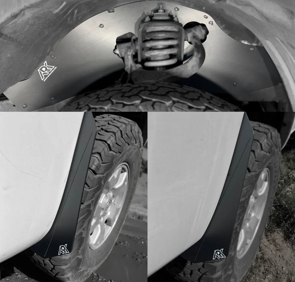 Ark Trixpoly Micros Flare Splash Guards – Stylish, Lightweight Fender Extensions For 2020+ Toyota Highlander 25